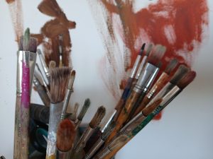Reflective Art Workshops for Team Support service illustration